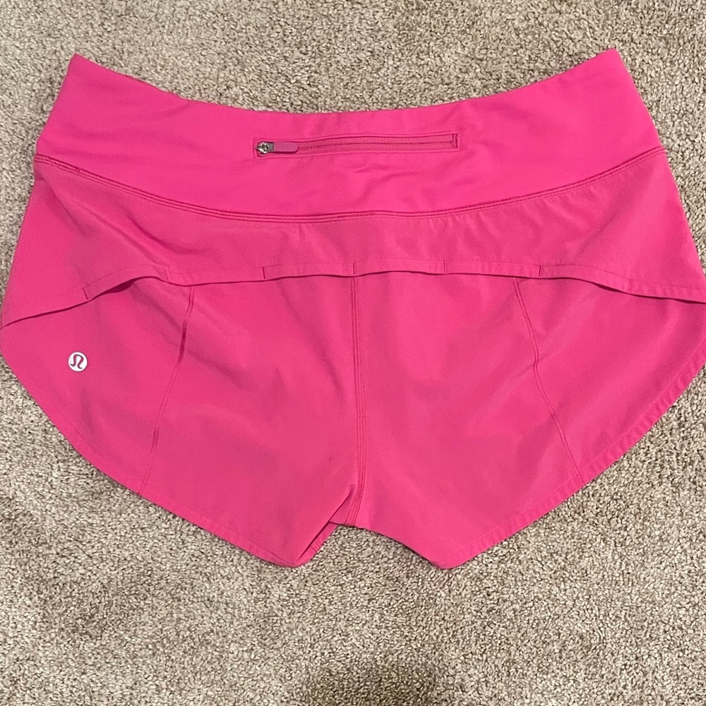 Lululemon Speed Up Low Rise Pink